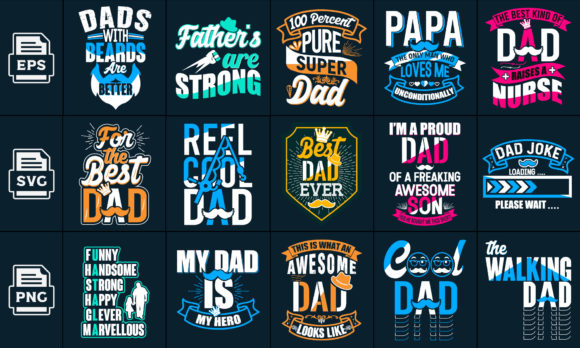 Dad Quotes Design Bundle: A Graphic Designer’s Take