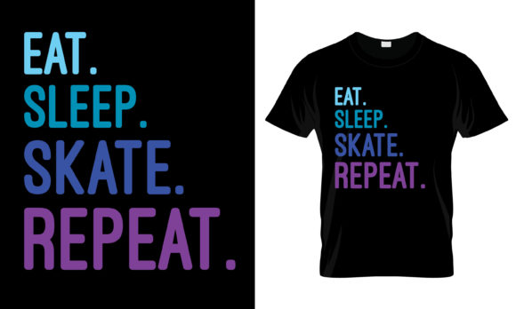 Eat Sleep Skate Repeat T-Shirt