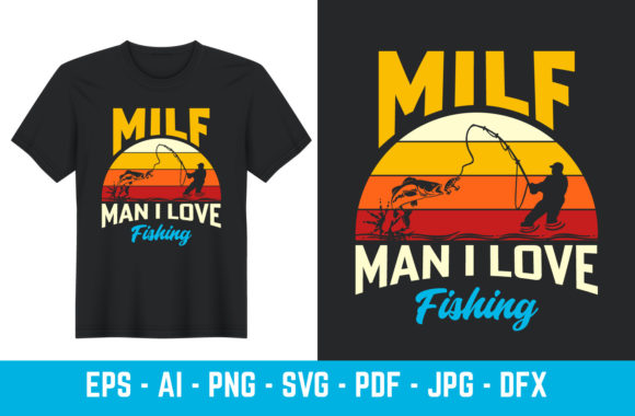 Fishing Fun Meets Vintage Graphics