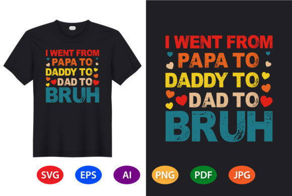I Went from Papa to Daddy to Dad to Bruh Graphics
