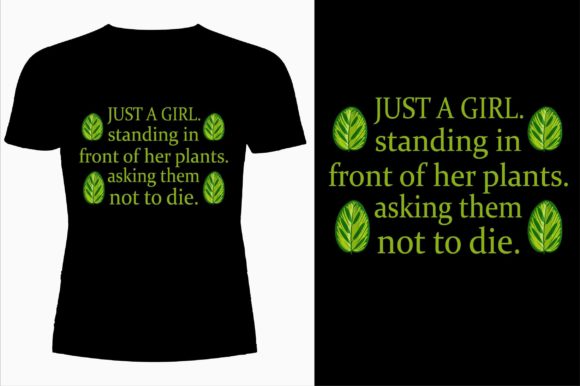 Just a Girl Standing Graphic T-Shirt Design