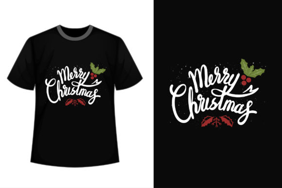 Merry Christmas Vintage T Shirt Graphics