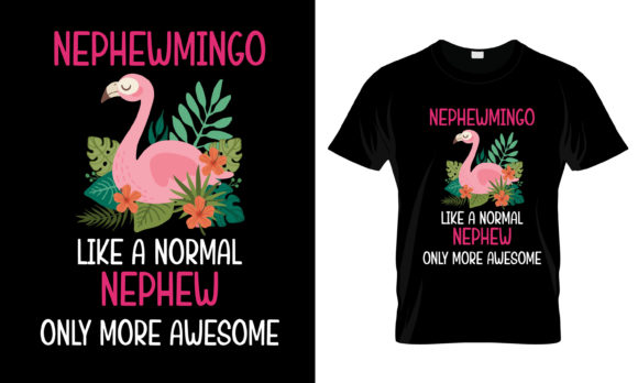 Nephewmingo T-Shirt Graphics for Print Templates