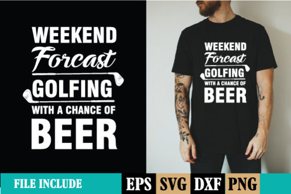 Weekend Forecast Golfing with a Chance Graphics